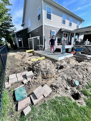 Project Backyard Oasis with Patio and Putting Green Installation image