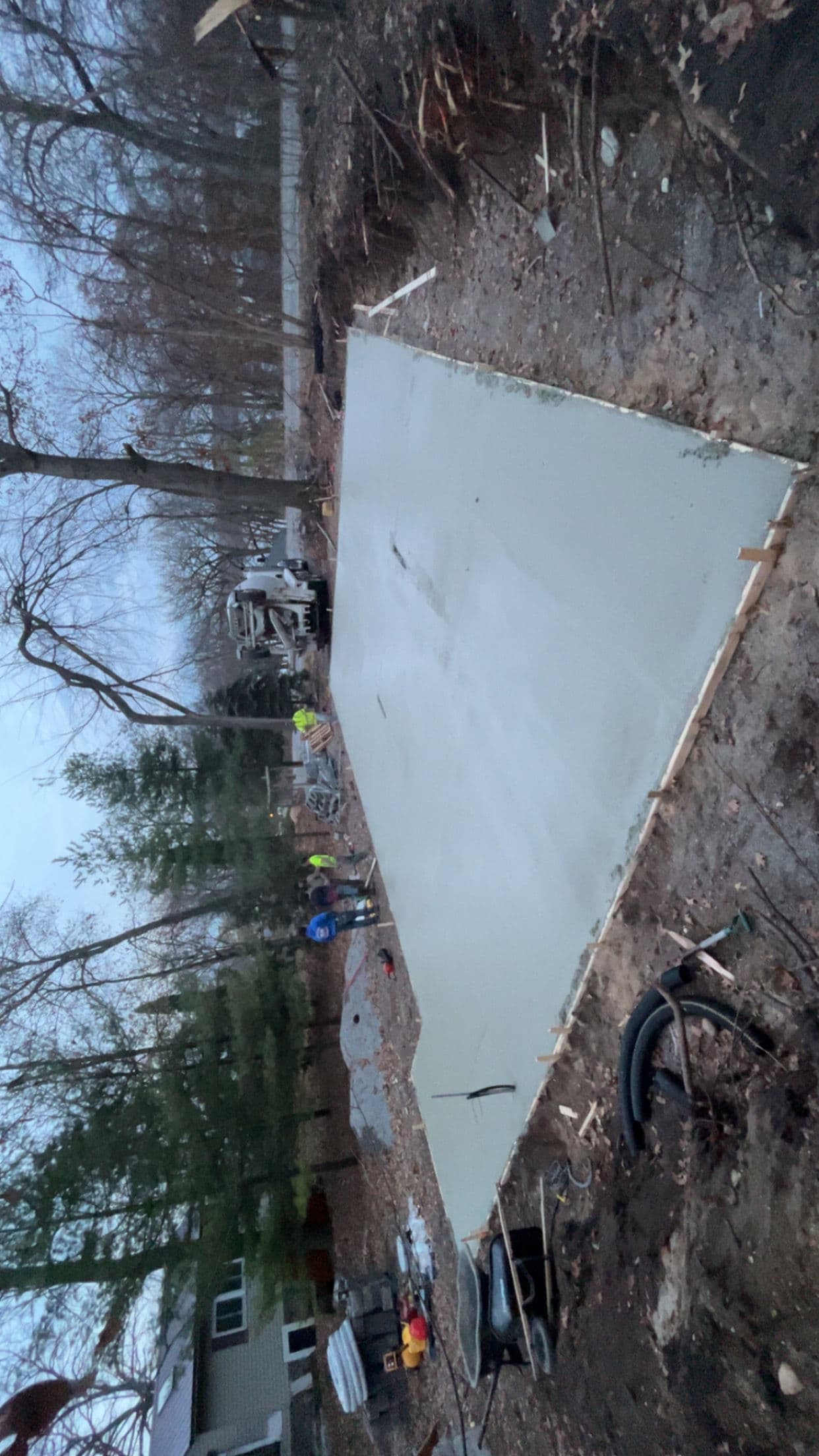 Gallery photos for New Concrete Foundations in a Wooded Area: Image #5