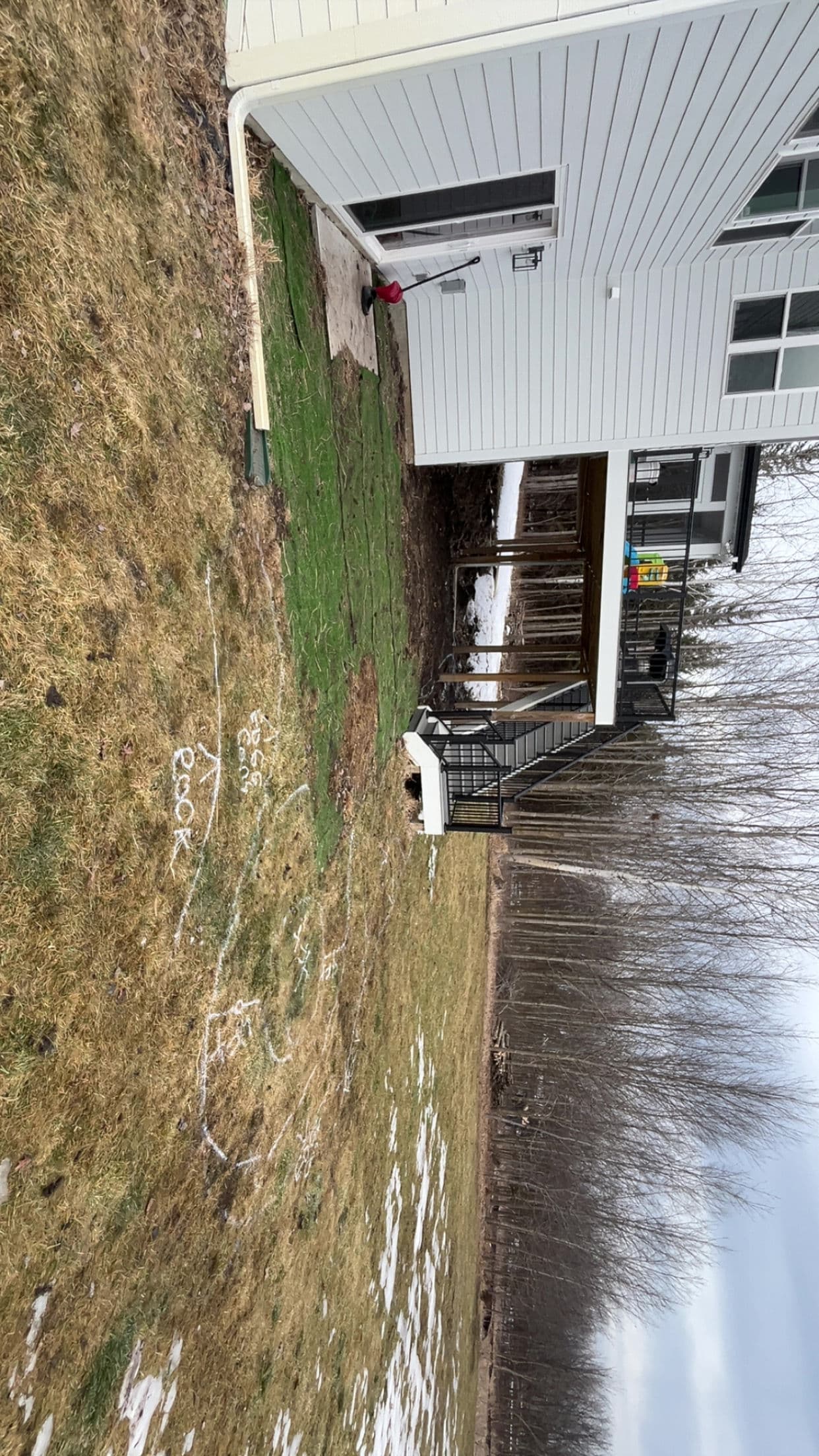 Gallery photos for Muddy Slope to Stamped Concrete Patio with Fireplace in Prior Lake: Image #3